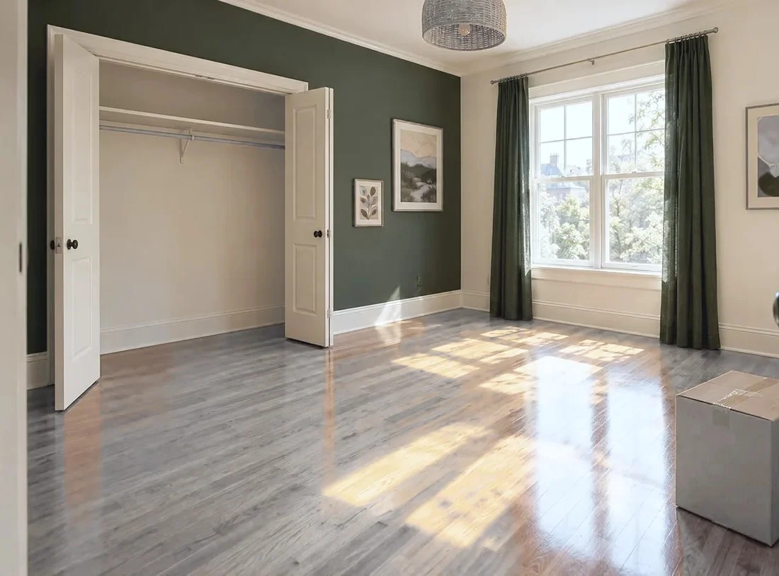 Bright, empty home ready to move into
